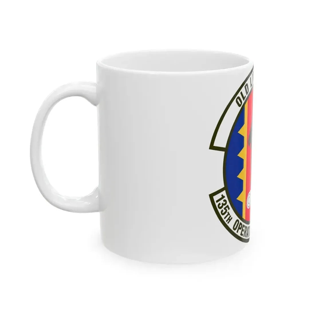 135th Operations Support Flight (U.S. Air Force) White Coffee Mug - Go Mug Yourself