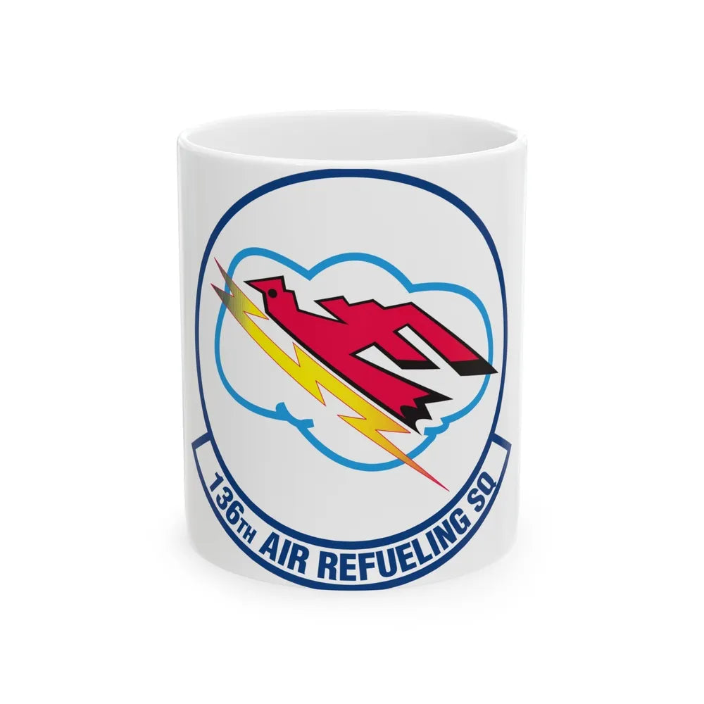 136 Air Refueling Squadron (U.S. Air Force) White Coffee Mug-11oz-Go Mug Yourself