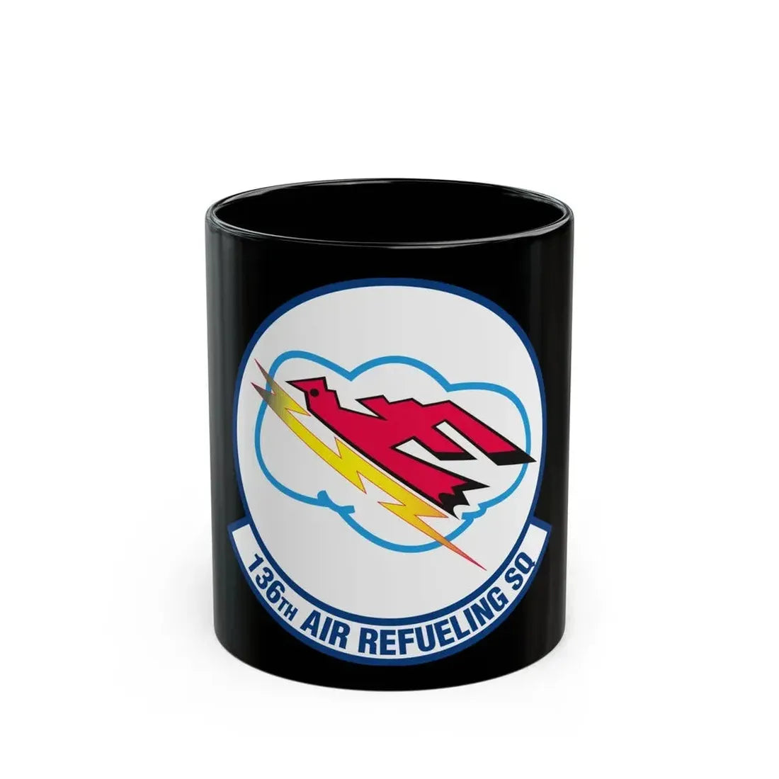 136 Air Refueling Squadron (U.S. Air Force) Black Coffee Mug 11oz - Go Mug Yourself