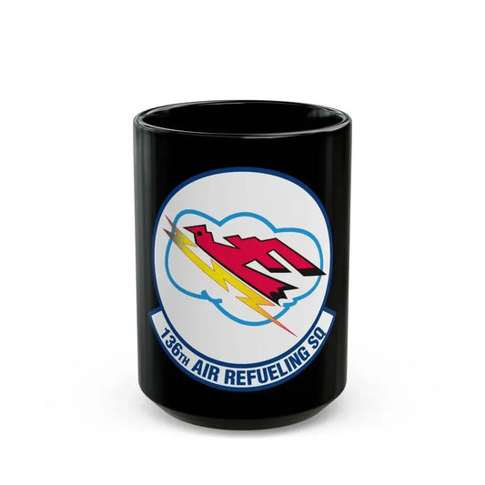 136 Air Refueling Squadron (U.S. Air Force) Black Coffee Mug 15oz - Go Mug Yourself
