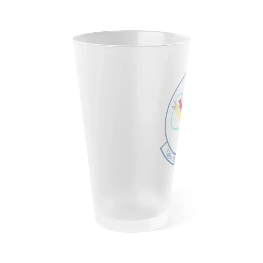 136 Air Refueling Squadron (U.S. Air Force) Frosted Pint Glass 16oz - Go Mug Yourself
