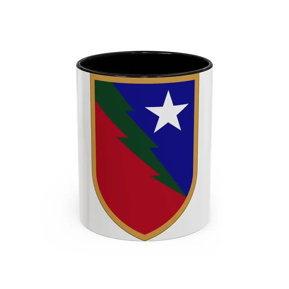 136 Maneuver Enhancement Brigade 2 (U.S. Army) Accent Coffee Mug 11oz Black - Go Mug Yourself