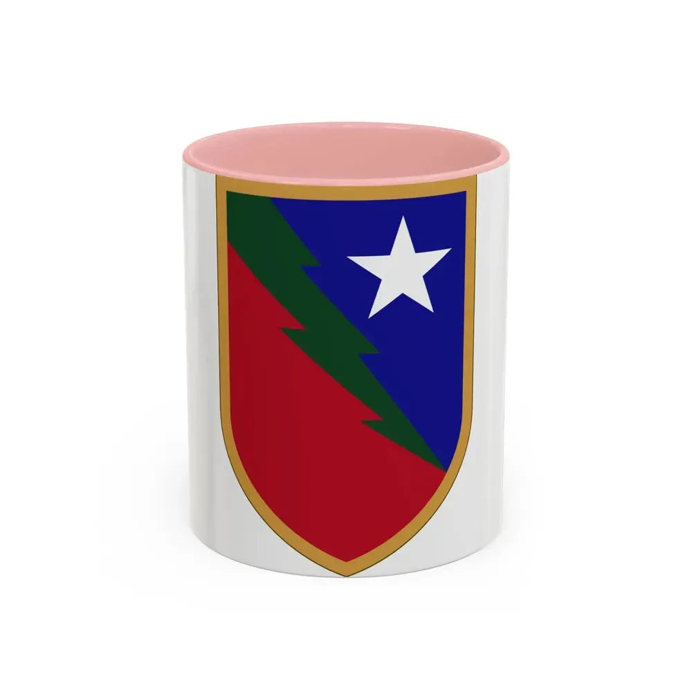136 Maneuver Enhancement Brigade 2 (U.S. Army) Accent Coffee Mug 11oz Pink - Go Mug Yourself