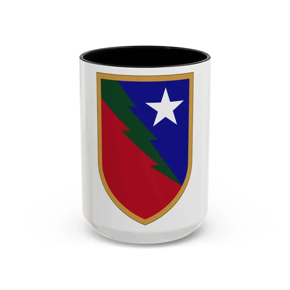 136 Maneuver Enhancement Brigade 2 (U.S. Army) Accent Coffee Mug 15oz Black - Go Mug Yourself
