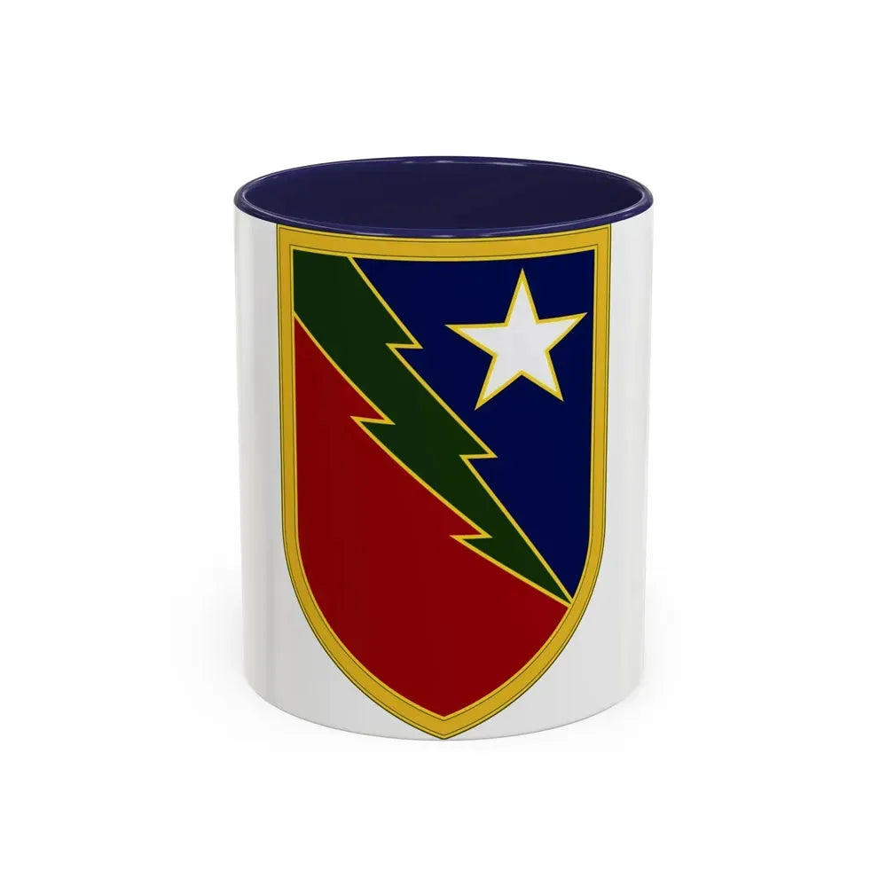 136 Maneuver Enhancement Brigade 3 (U.S. Army) Accent Coffee Mug 11oz Navy - Go Mug Yourself