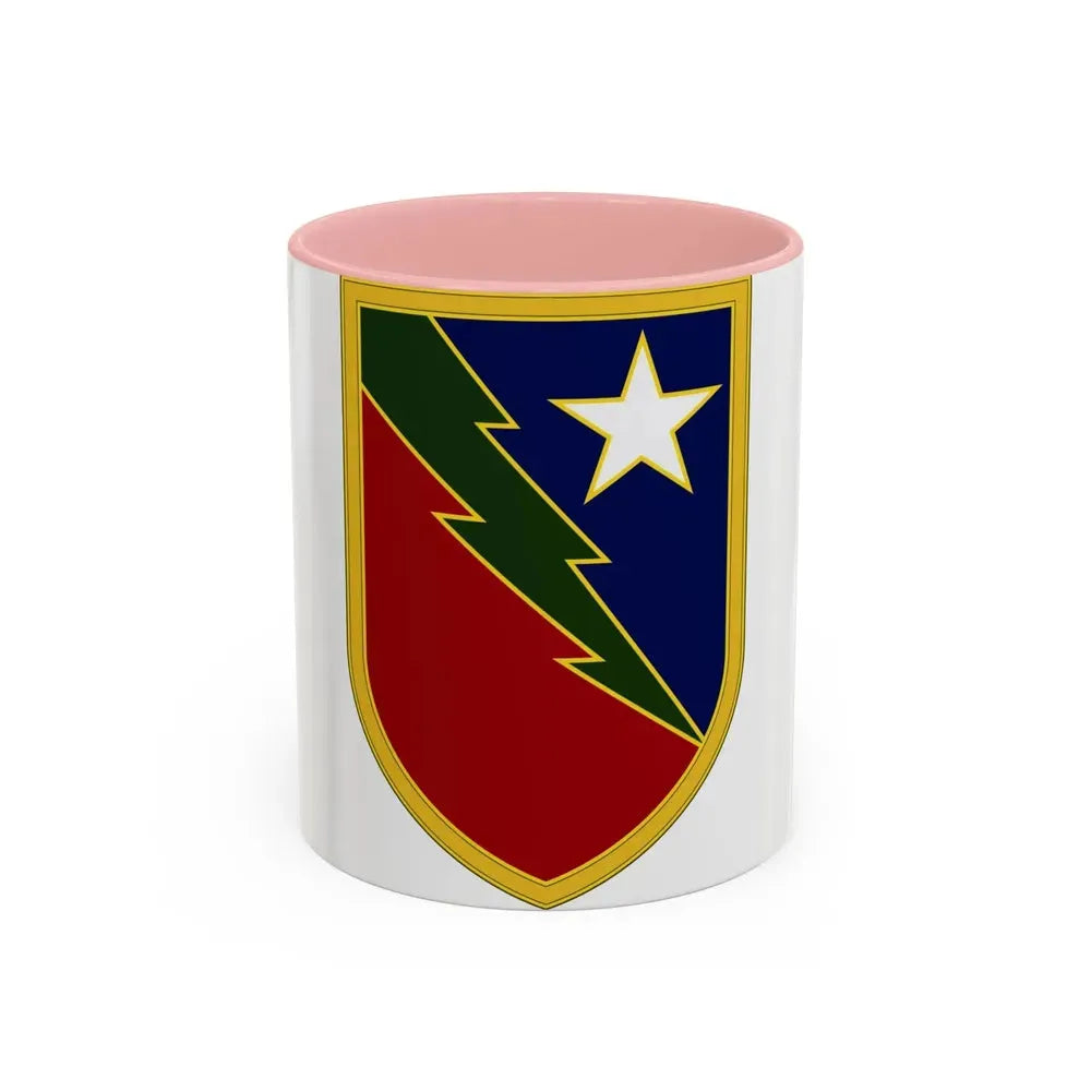136 Maneuver Enhancement Brigade 3 (U.S. Army) Accent Coffee Mug 11oz Pink - Go Mug Yourself