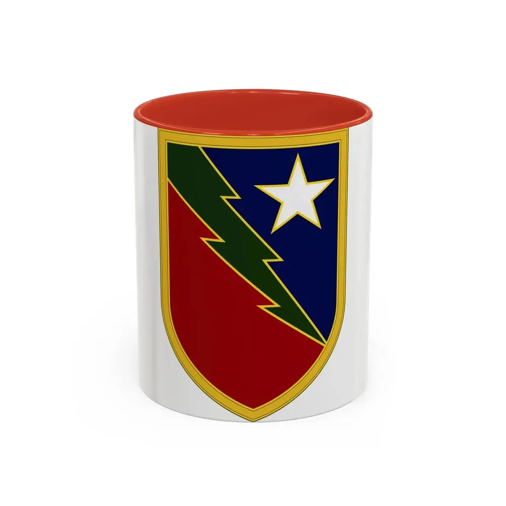 136 Maneuver Enhancement Brigade 3 (U.S. Army) Accent Coffee Mug 11oz Red - Go Mug Yourself