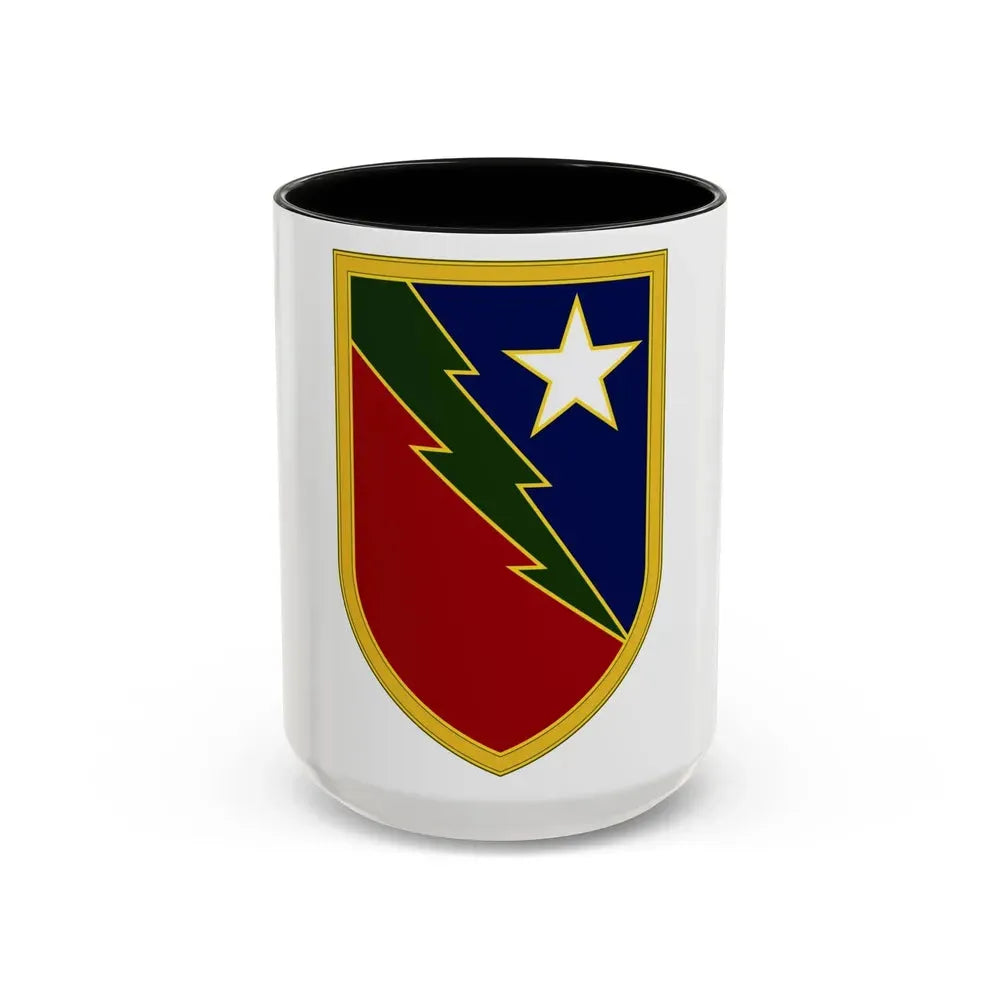 136 Maneuver Enhancement Brigade 3 (U.S. Army) Accent Coffee Mug 15oz Black - Go Mug Yourself