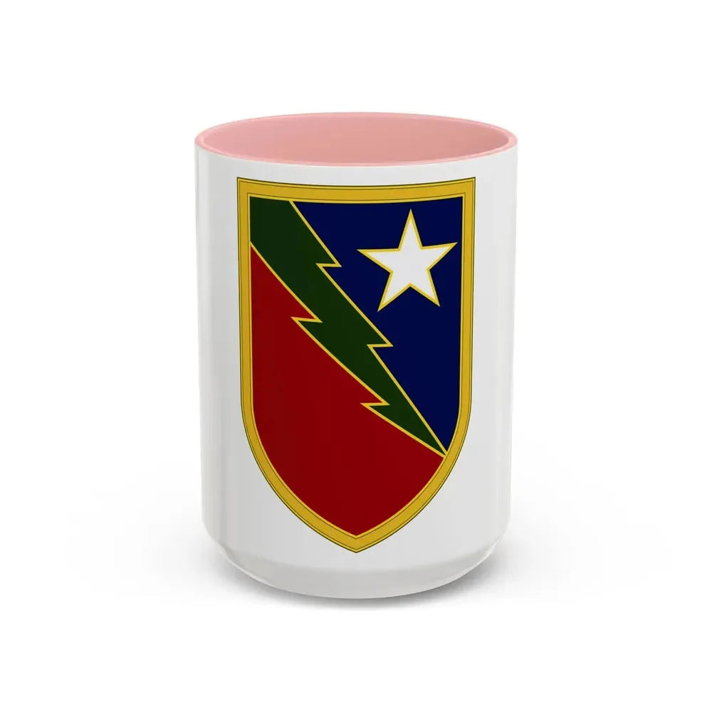 136 Maneuver Enhancement Brigade 3 (U.S. Army) Accent Coffee Mug 15oz Pink - Go Mug Yourself