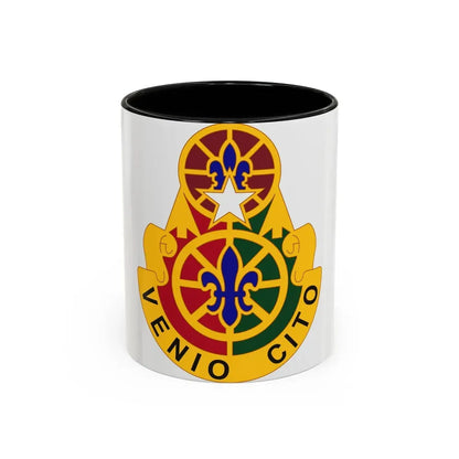 136 Maneuver Enhancement Brigade (U.S. Army) Accent Coffee Mug 11oz Black - Go Mug Yourself