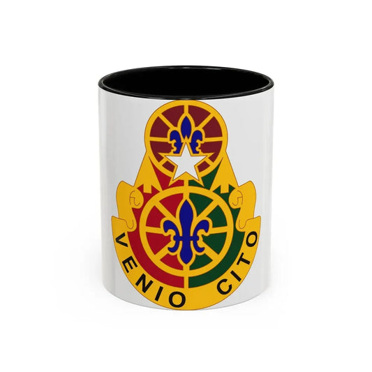 136 Maneuver Enhancement Brigade (U.S. Army) Accent Coffee Mug 11oz Black - Go Mug Yourself