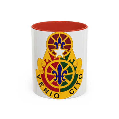 136 Maneuver Enhancement Brigade (U.S. Army) Accent Coffee Mug 11oz Red - Go Mug Yourself