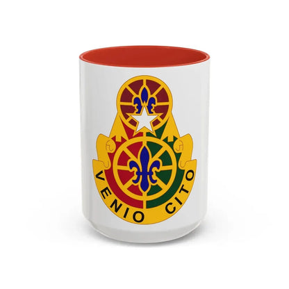 136 Maneuver Enhancement Brigade (U.S. Army) Accent Coffee Mug 15oz Red - Go Mug Yourself