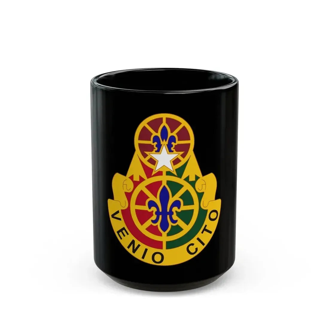 136 Maneuver Enhancement Brigade (U.S. Army) Black Coffee Mug 15oz - Go Mug Yourself
