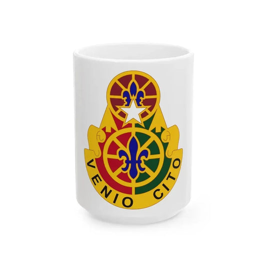 136 Maneuver Enhancement Brigade (U.S. Army) White Coffee Mug 15oz - Go Mug Yourself