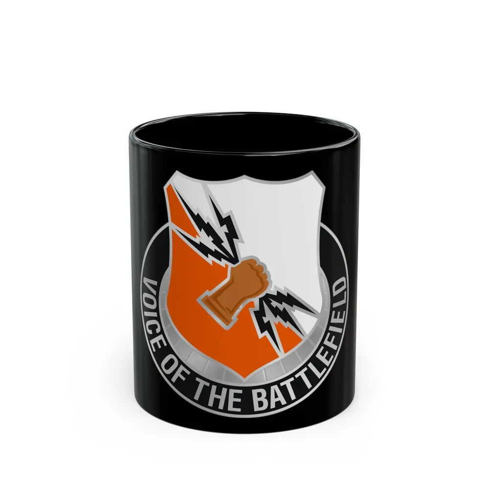 136 Signal Battalion (U.S. Army) Black Coffee Mug-11oz-Go Mug Yourself