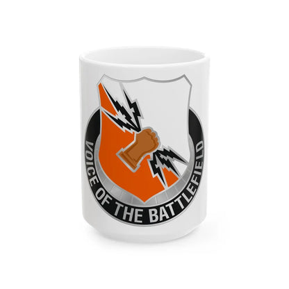 136 Signal Battalion (U.S. Army) White Coffee Mug-15oz-Go Mug Yourself