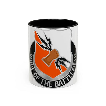 136 Signal Battalion (U.S. Army) Accent Coffee Mug 11oz Black - Go Mug Yourself