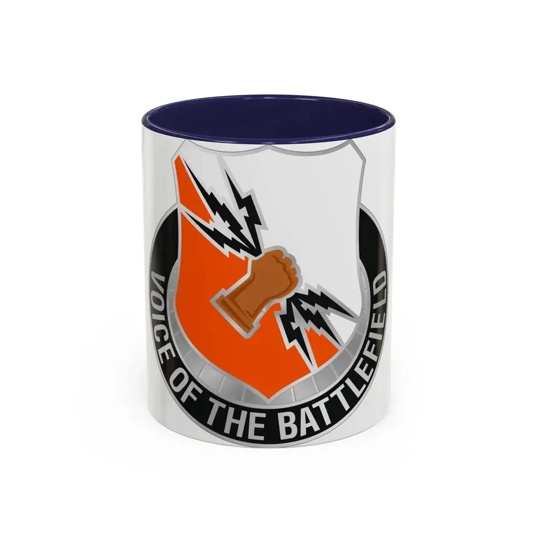 136 Signal Battalion (U.S. Army) Accent Coffee Mug 11oz Navy - Go Mug Yourself