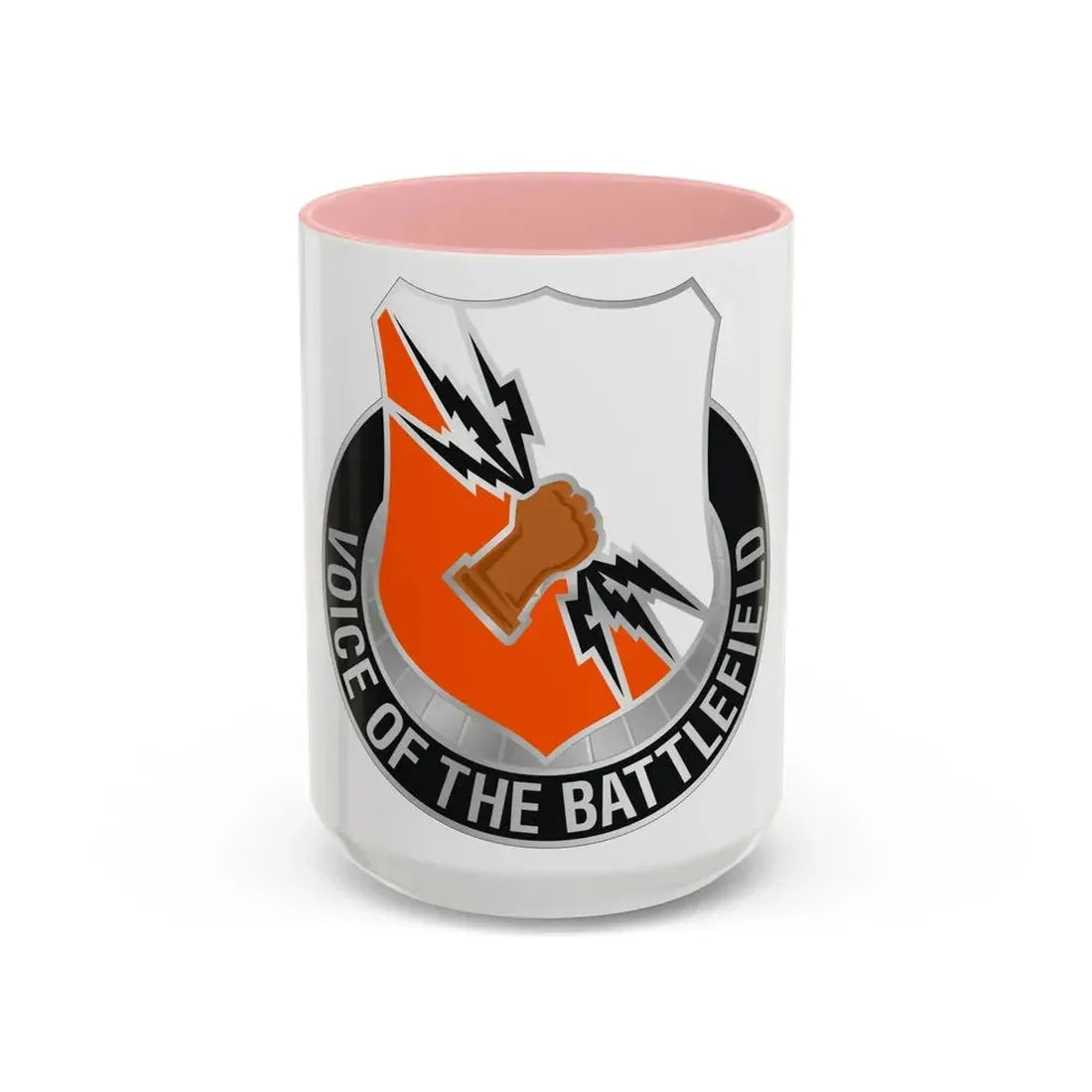 136 Signal Battalion (U.S. Army) Accent Coffee Mug 15oz Pink - Go Mug Yourself
