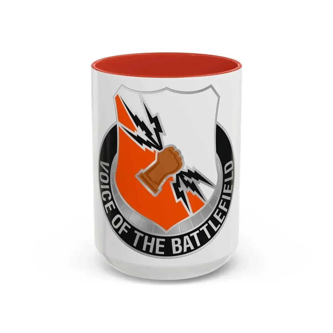 136 Signal Battalion (U.S. Army) Accent Coffee Mug 15oz Red - Go Mug Yourself