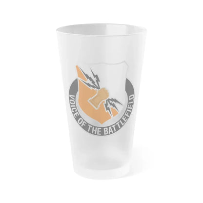136 Signal Battalion (U.S. Army) Frosted Pint Glass 16oz Default Title - Go Mug Yourself
