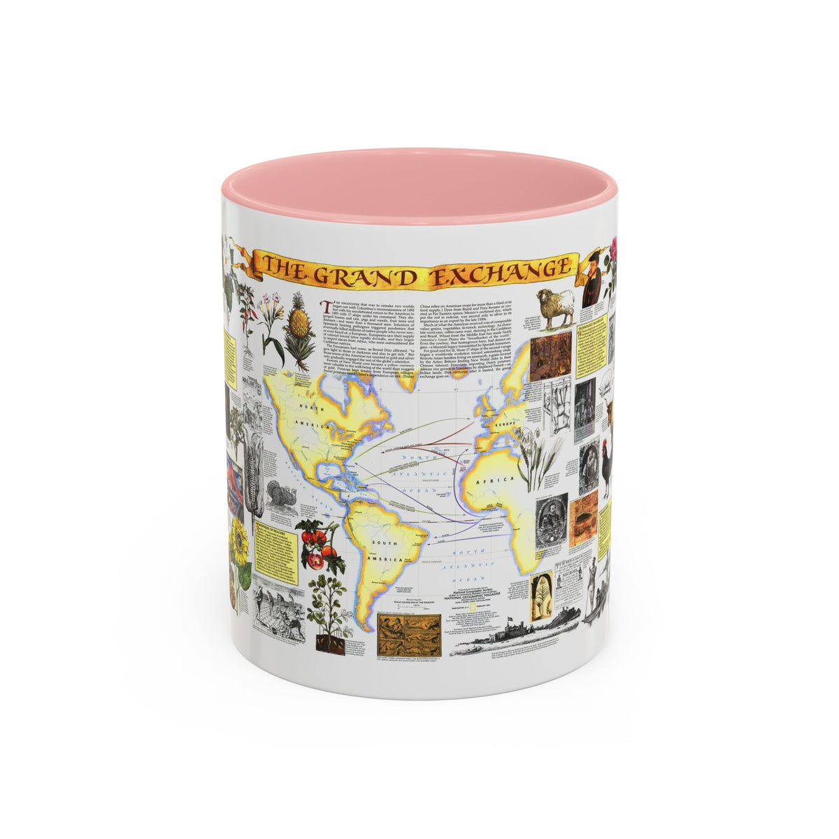 The Grand Exchange (1992) (Map) Accent Coffee Mug