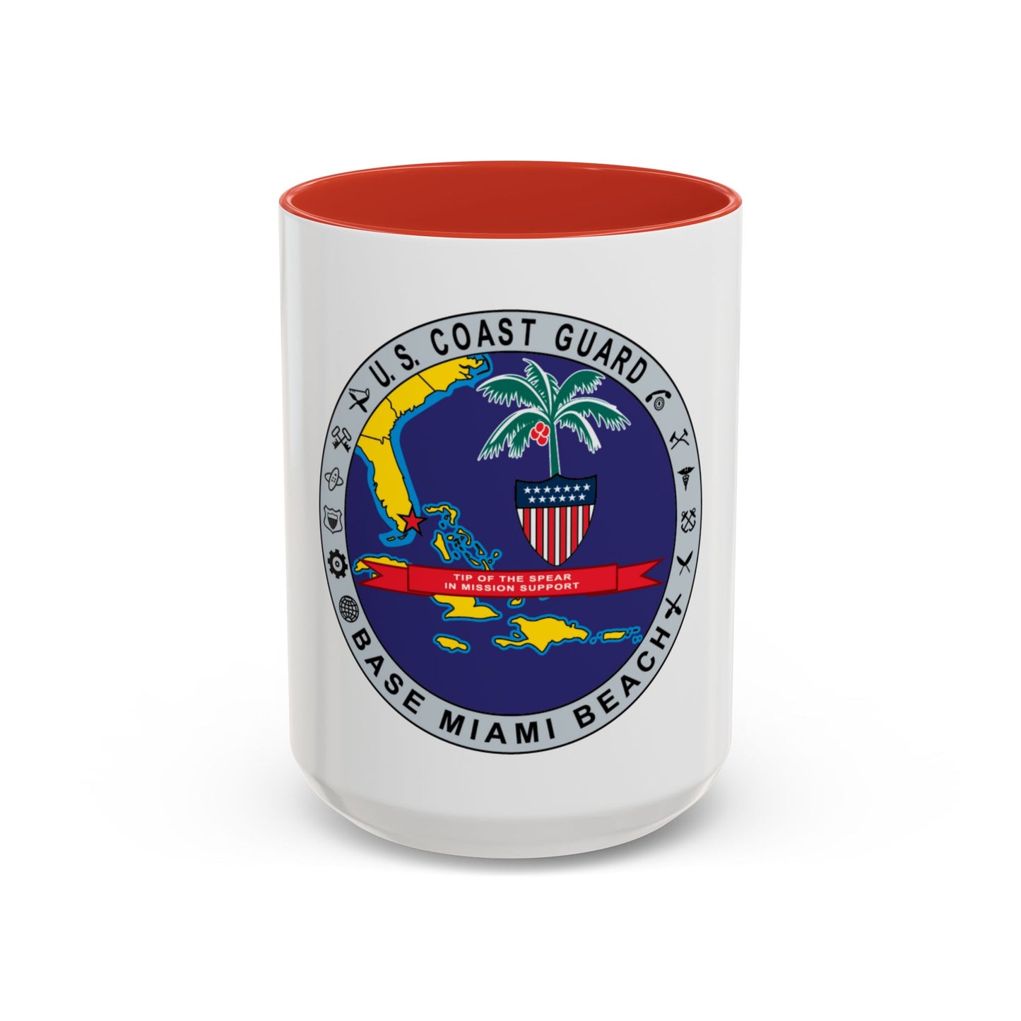 Base Miami Beach (U.S. Coast Guard) Accent Coffee Mug
