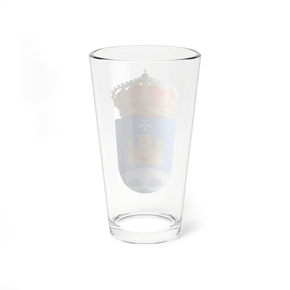 Escudo de Castejón del Puente (Spain) (Coat of Arms) Pint Glass 16oz