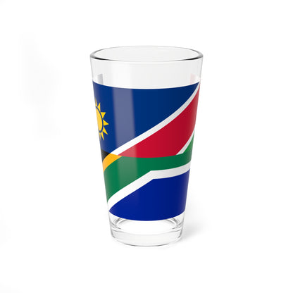 Flag of Namibia and South Africa (Namibia) Pint Glass 16oz