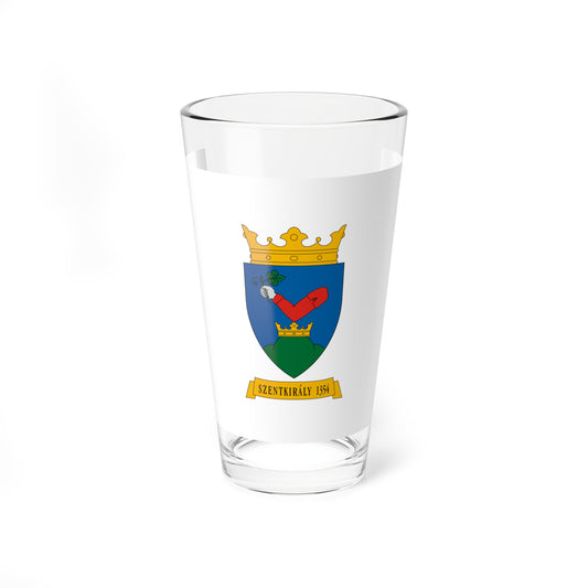 Flag of Szentkiraly (Hungary) Pint Glass 16oz