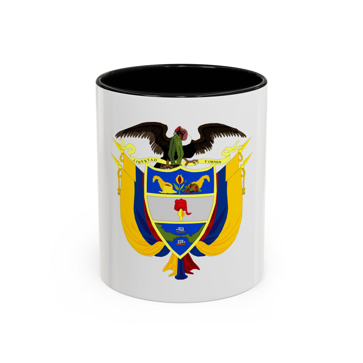 Coat of arms of Colombia 3 - Accent Coffee Mug