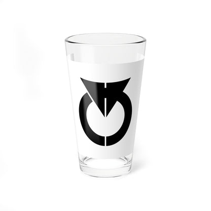 Flag of Chino Nagano (Japan) Pint Glass 16oz