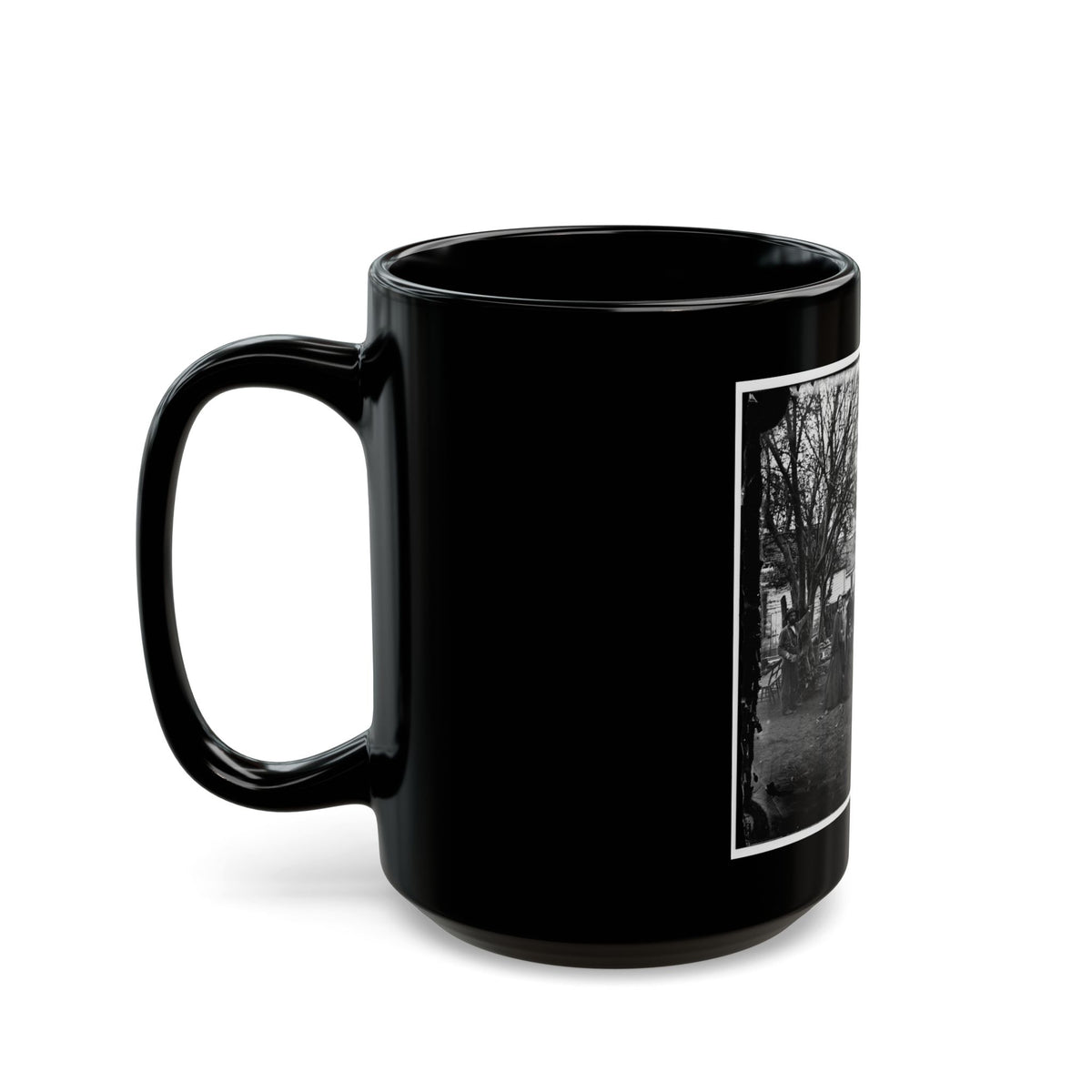 Fredericksburg, Va. Nurses And Officers Of The U.S. Sanitary Commission (U.S. Civil War) Black Coffee Mug