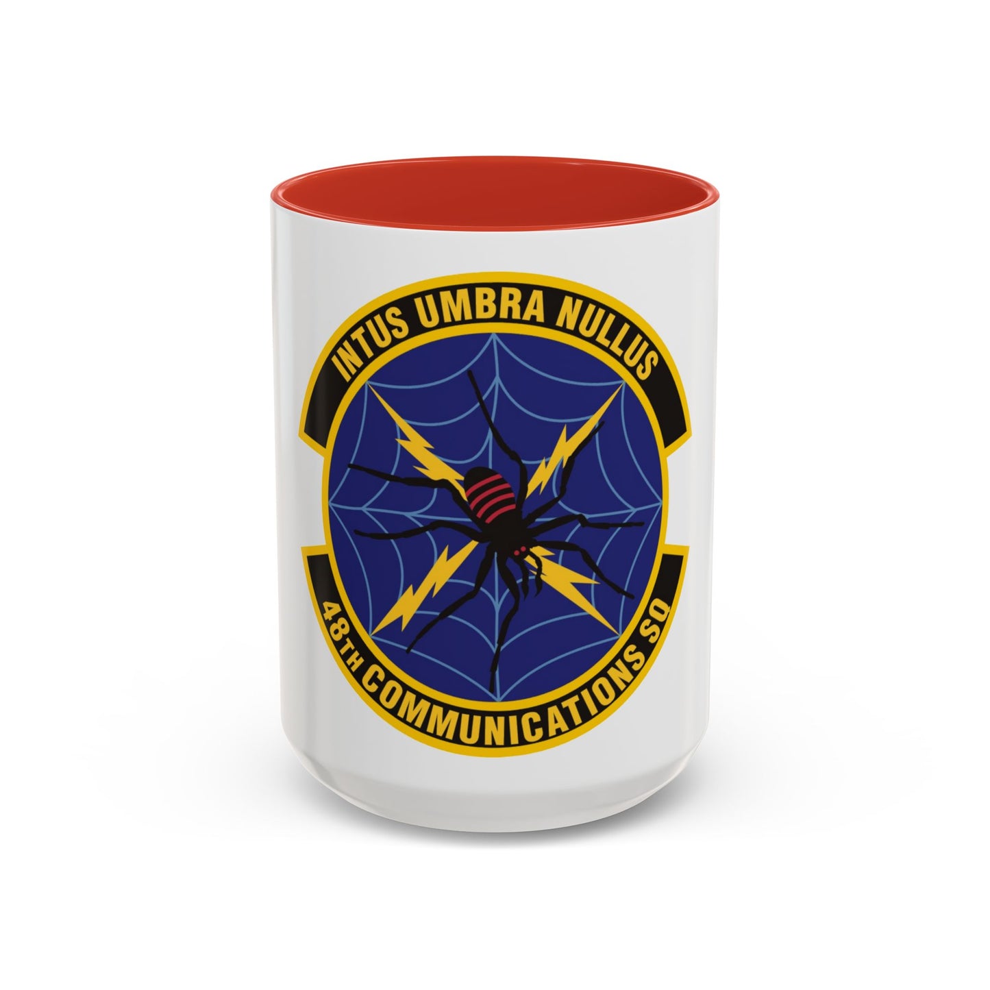 48 Communications Squadron USAFE (U.S. Air Force) Accent Coffee Mug