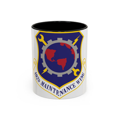 402d Maintenance Wing (U.S. Air Force) Accent Coffee Mug