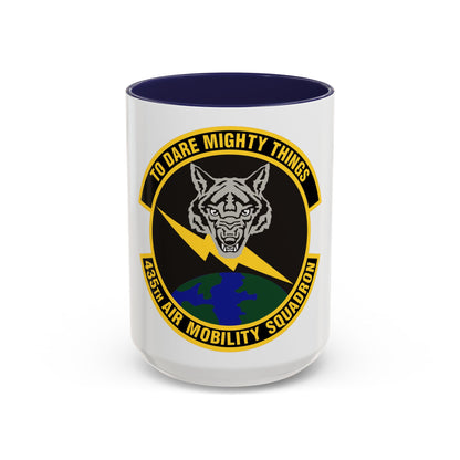 435th Air Mobility Squadron (U.S. Air Force) Accent Coffee Mug
