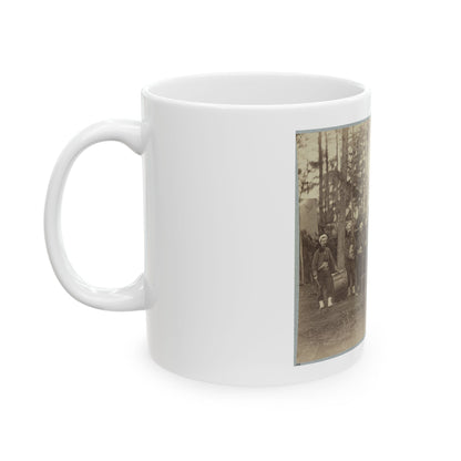 Band Of 114th Pennsylvania Infantry In Front Of Petersburg, Va., August, 1864 (U.S. Civil War) White Coffee Mug