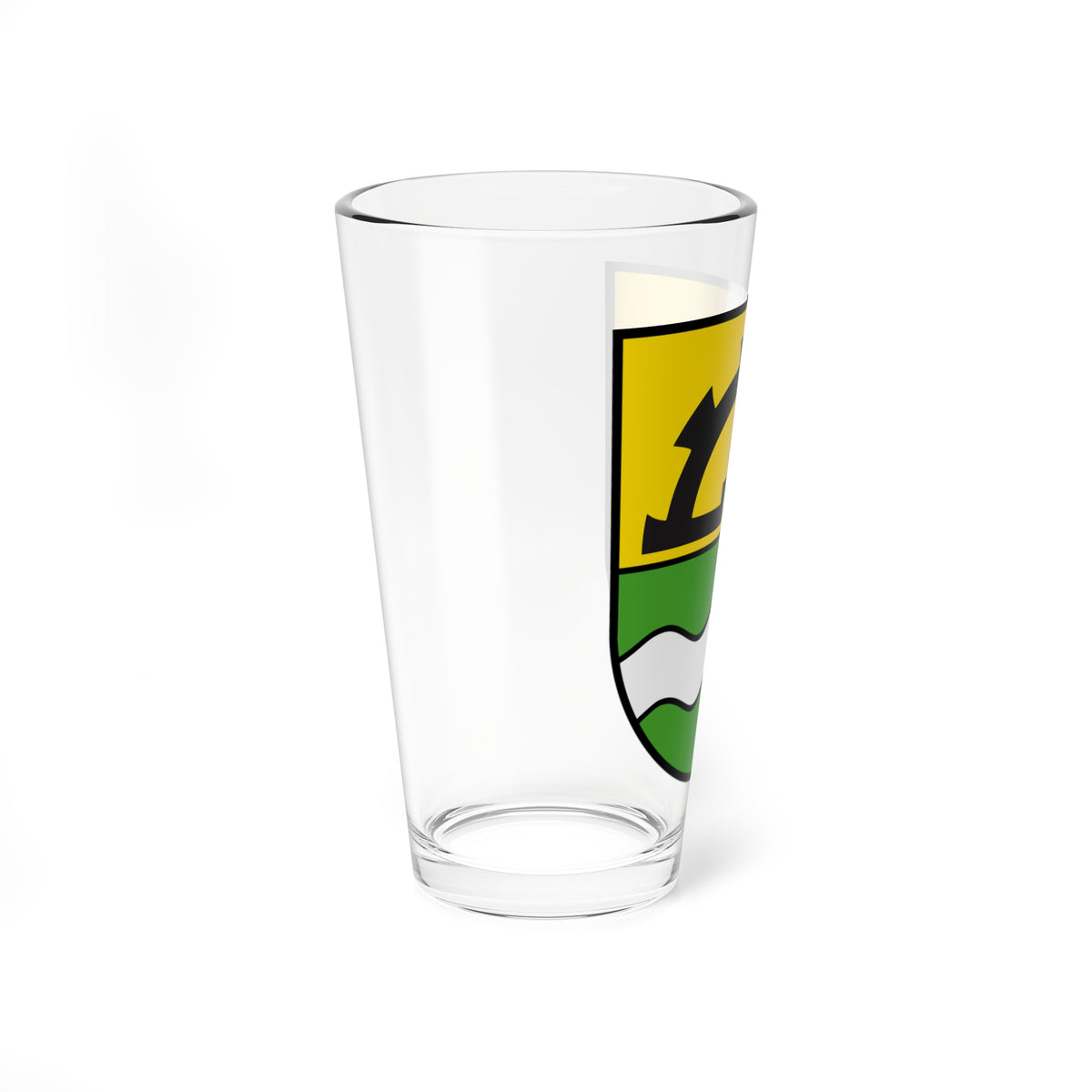 Muolen-coat of arms (Switzerland) (Coat of Arms) Pint Glass 16oz