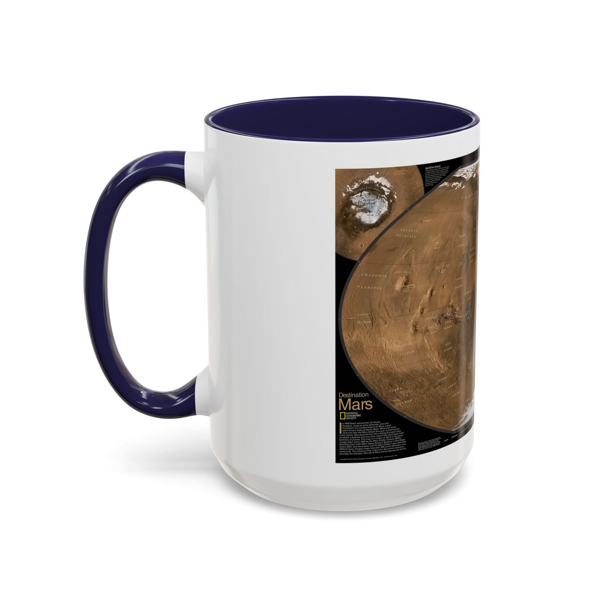 Space - MARS (2001) (Map) Accent Coffee Mug