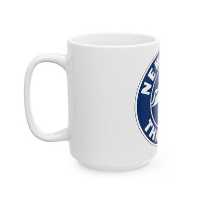 NYS Thruway Sign (New York) (Road Sign) White Coffee Mug