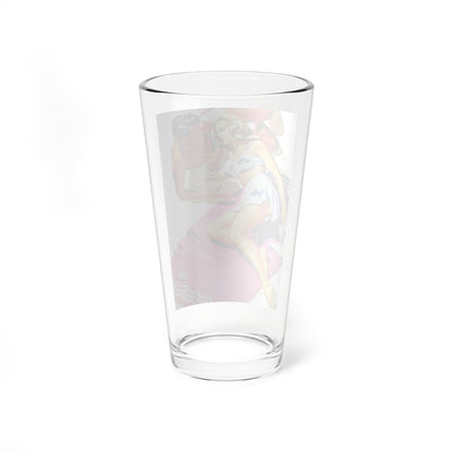 Our Moment is Swift (Pt. 1 of 3), Cosmopolitan, May 1944 (Magazine Illustration) Pint Glass 16oz