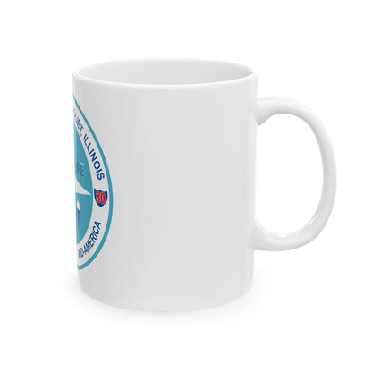 Seal of Joliet Illinois - White Coffee Mug