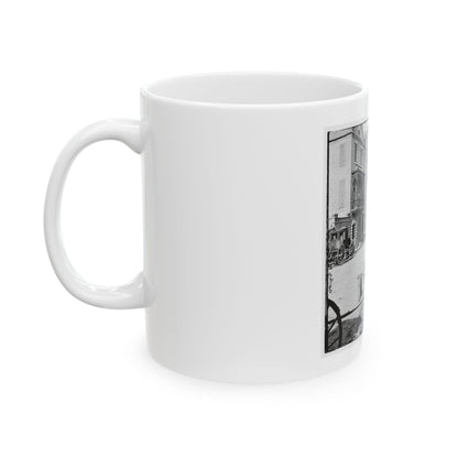 Charleston, S.C. Archibald Mcleish's Vulcan Iron Works And Other Houses On Cumberland Street (U.S. Civil War) White Coffee Mug