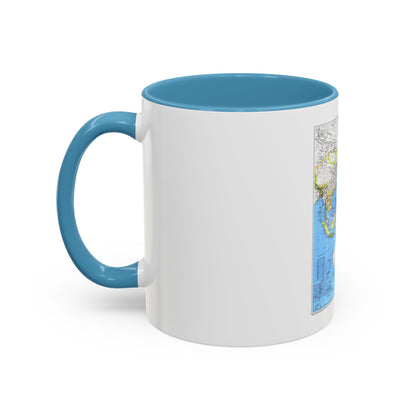 Asia-Pacific (1989) (Map) Accent Coffee Mug