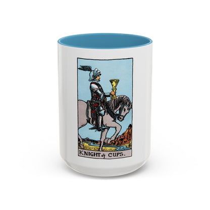 The Knight of Cups (Tarot Card) Accent Coffee Mug