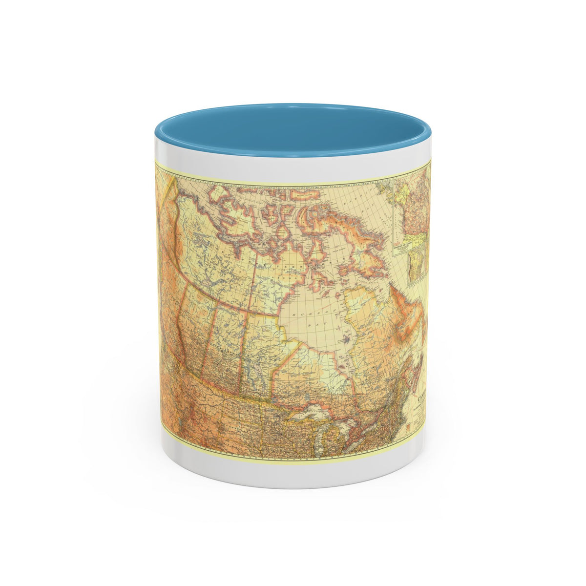 Canada (1936) (Map) Accent Coffee Mug