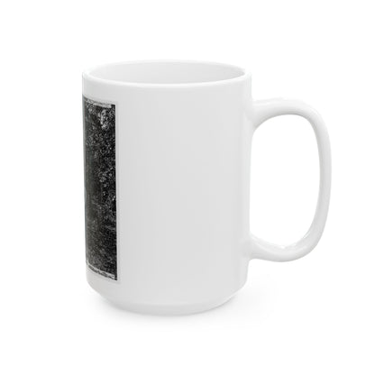 Atlanta, Georgia (Vicinity). Spot In Woods Where Gen. James B. Mcpherson Was Killed, July 22, 1864-2 (U.S. Civil War) White Coffee Mug