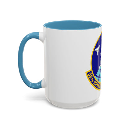 50th Operations Support Squadron (U.S. Air Force) Accent Coffee Mug