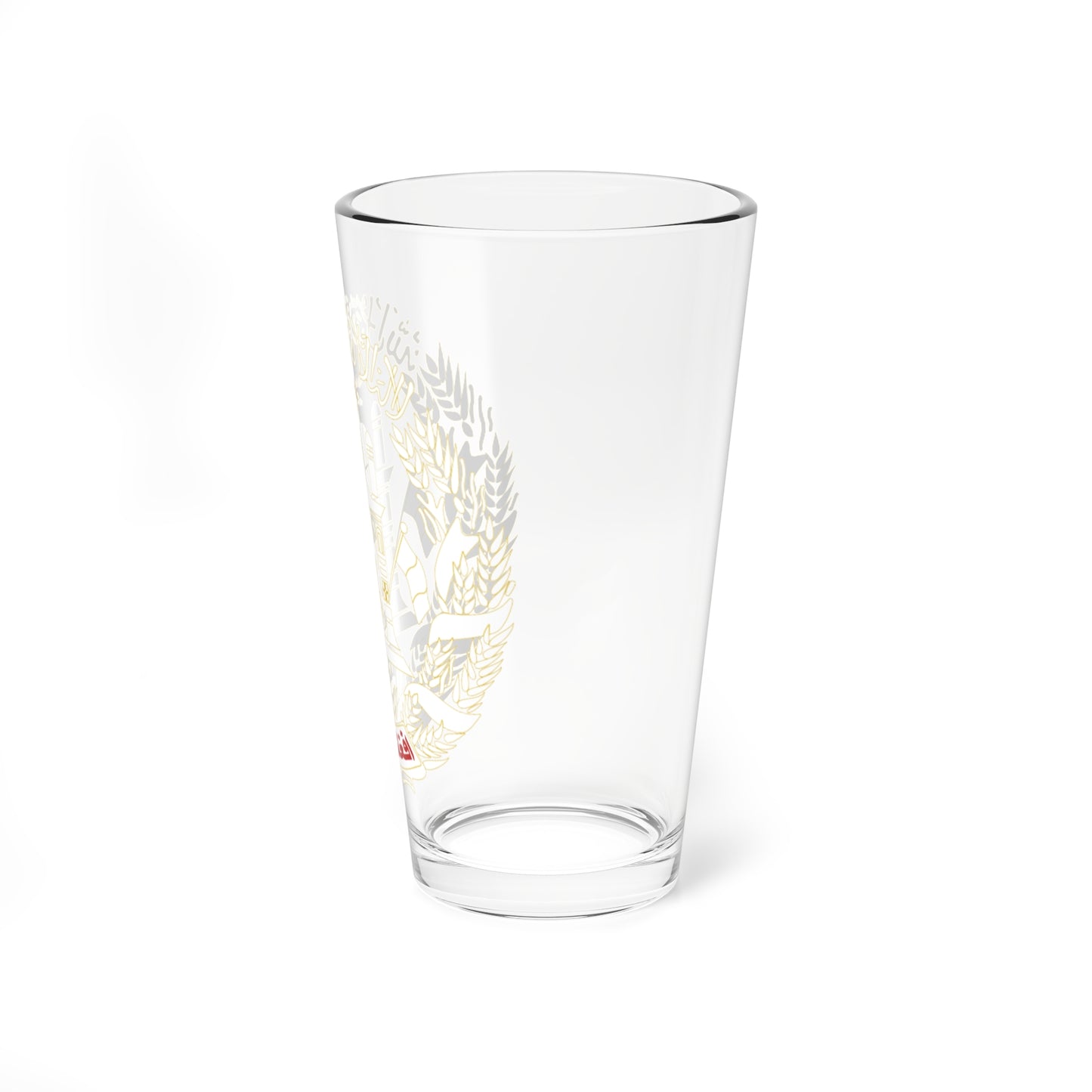 Emblem of Afghanistan present on the flag 2004-2013 (Afghanistan) (Coat of Arms) Pint Glass 16oz
